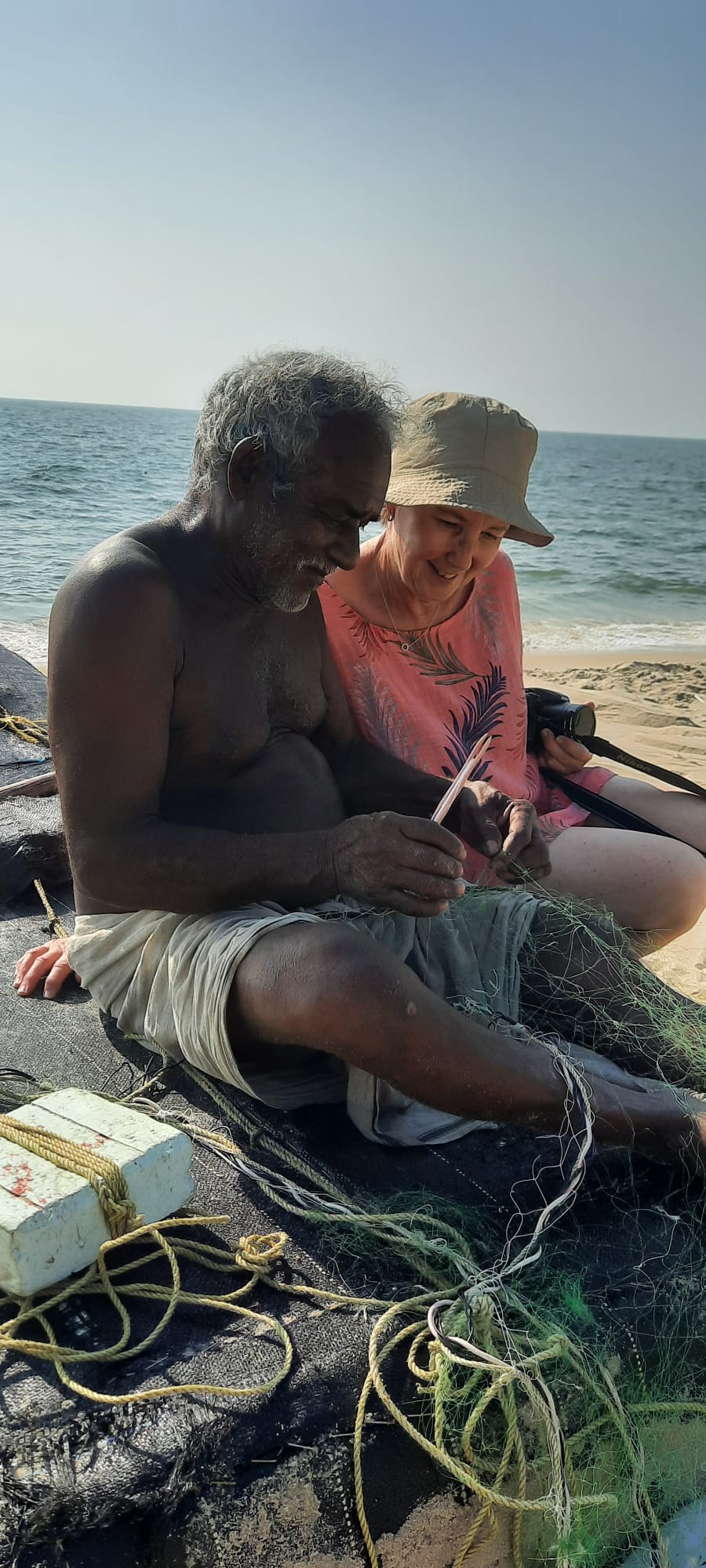 Swiss traveller in Kerala