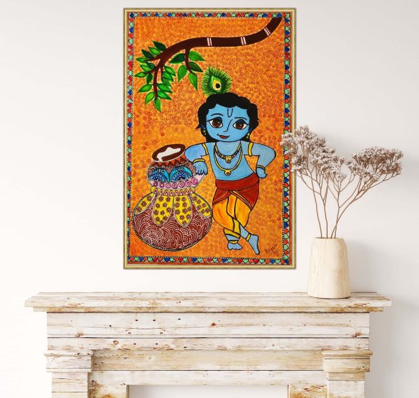 Krishna with a pot