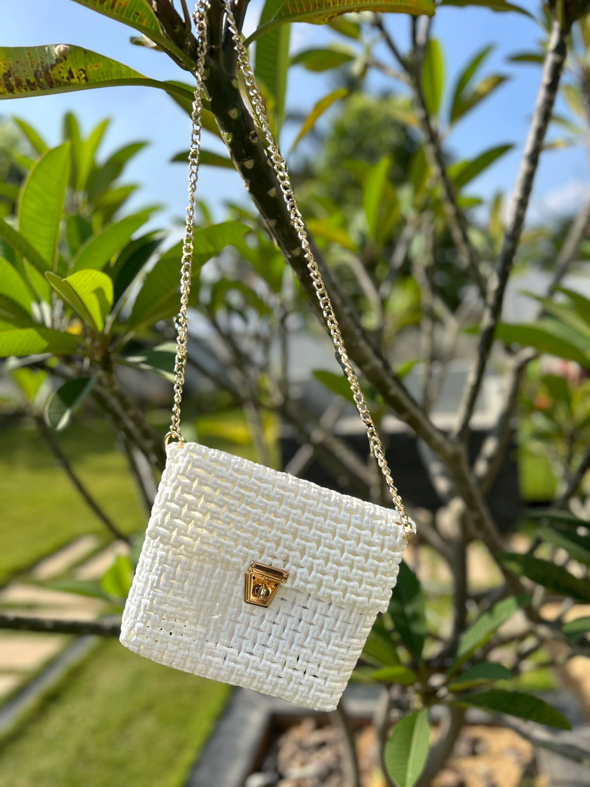 Eco Wire Bag In White