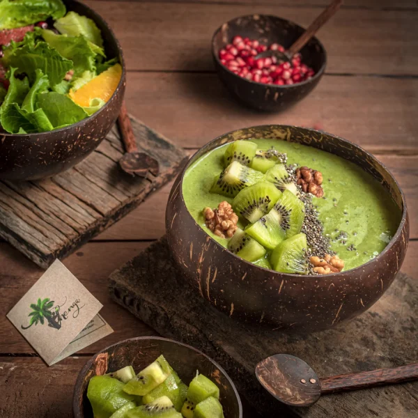 Coconut Jumbo Bowl with Cutlery(900 ML)