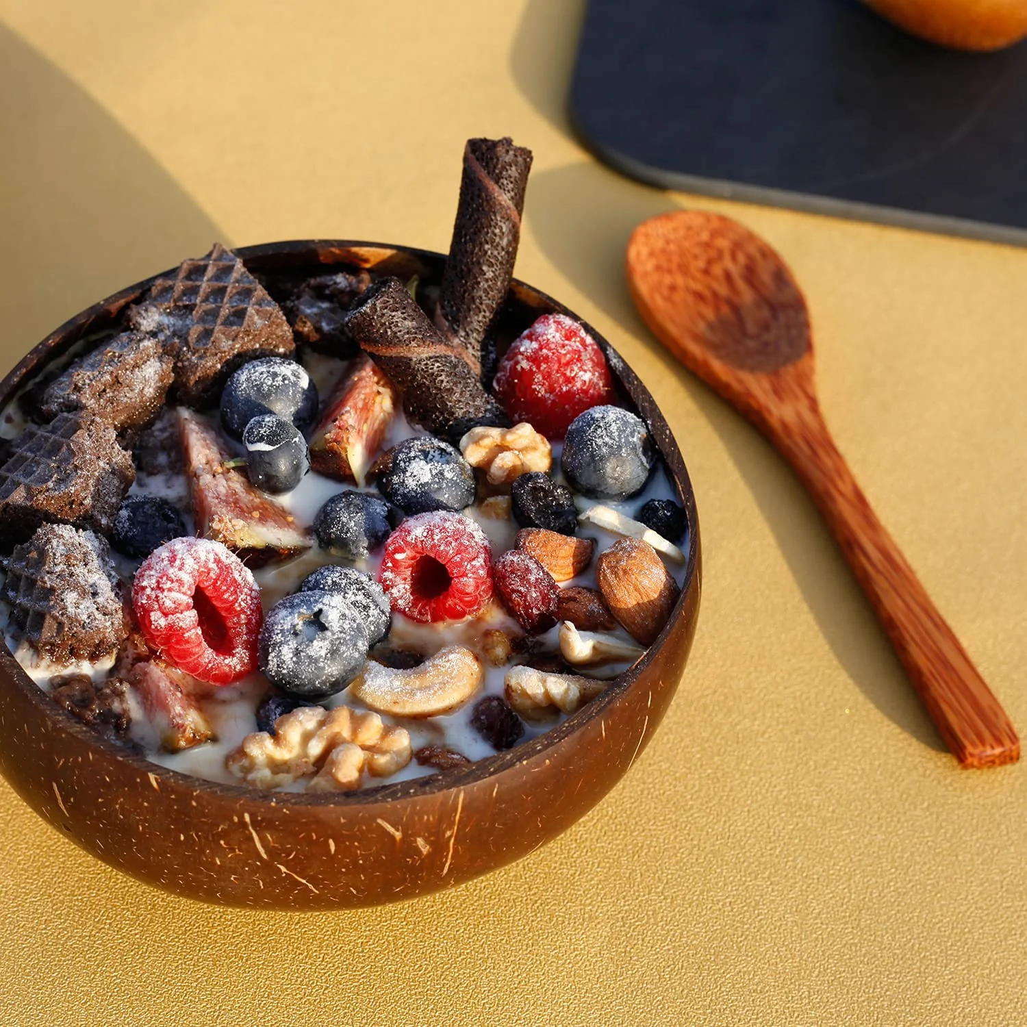 Coconut bowl with spoon (500 ml)