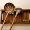 Natural Handmade Coconut Shell Serving Spoons